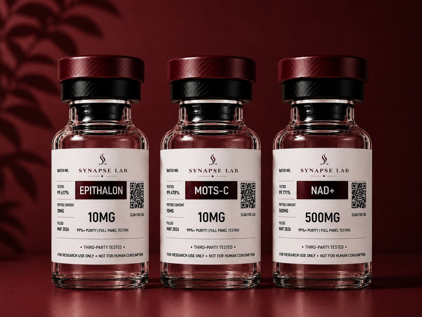 Longevity Stack (Epithalon + MOTS-C + NAD+)